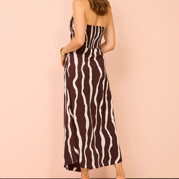 Faithfull the Brand Sicilia midi Dress in La Tuza Print, size Medium - Picture 4 of 9